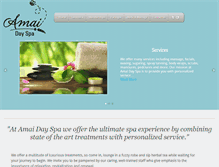 Tablet Screenshot of amaidayspa.com